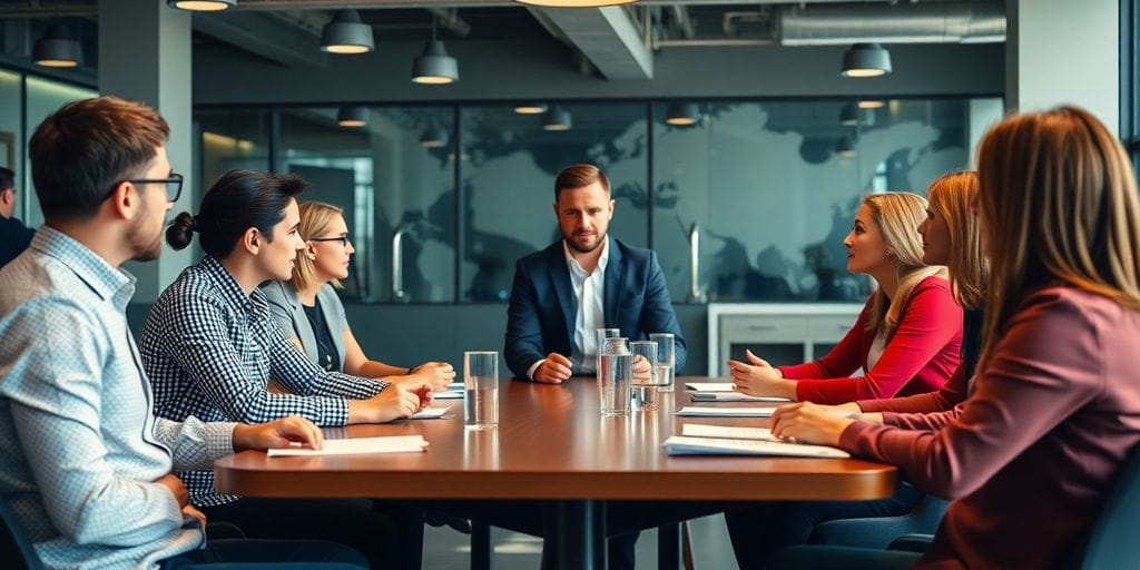Vielfalt in der Zusammenarbeit und Networking von Fachleuten.